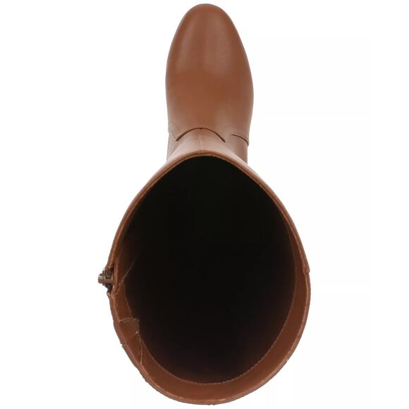 Style & Co Womens Comfor Buffyy Flare Tall Block Heel Boots Cognac Size 8.5M NIB - Picture 5 of 7